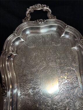 Melon Sheffield Design Reproduction Community Silver Plate Beautiful Piece!!